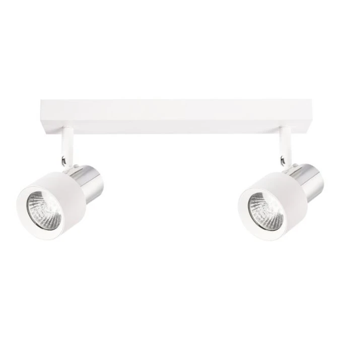 Lampa sufitowa Cino 2xGU10 Biały + Chrom ML9946 Milagro - obrazek 1
