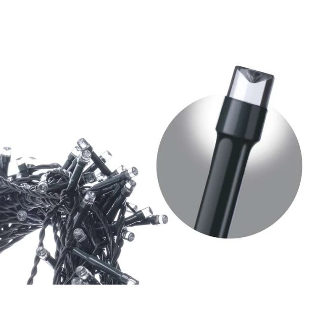 Lampki choinkowe XMAS ZYK 3W 50LED 2,5m IP20 zimny biały D4GC01 - obrazek 1