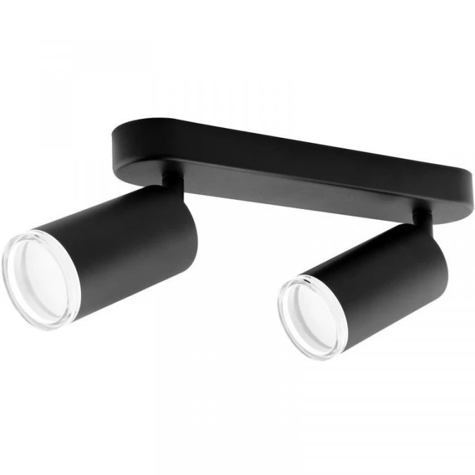 Lampa Sufitowa Reflektor LED Spot 2x GU10 IP44 ADERO Czarna Lumiled - obrazek 3