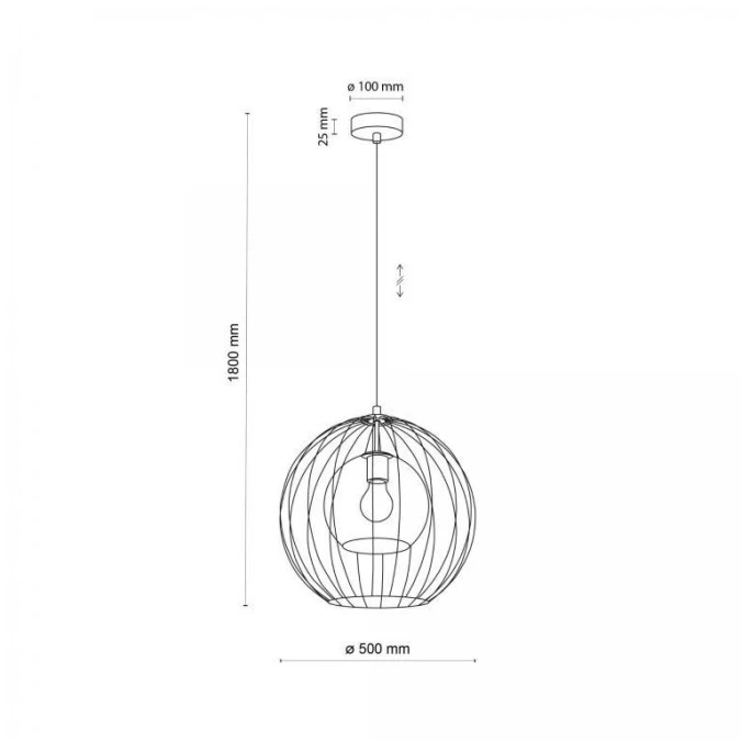 Lampa wisząca UNIVERSO 2552 TK LIGHTING - obrazek 3