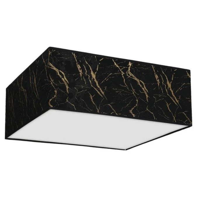 Lampa sufitowa SENSO Black/Gold kwadrat 500mm 3xE27 MLP7293 Milagro - obrazek 2