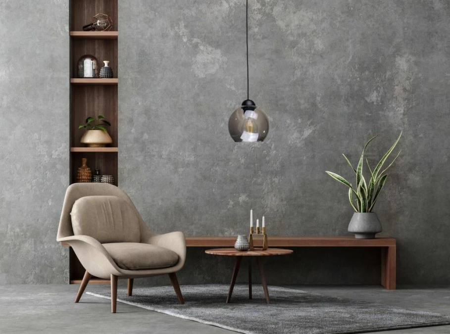 Lampa wisząca nowoczesna 1xE27 YUNO BLACK - obrazek 2