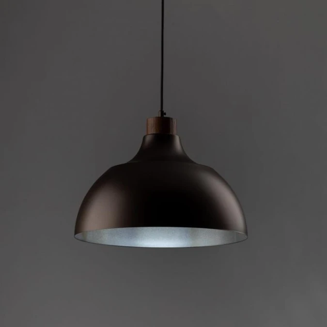 Lampa wisząca CAP BROWN w stylu rustykalnym, stalowy brązowy klosz z gwintem E27 6926 TK Lighting - obrazek 3