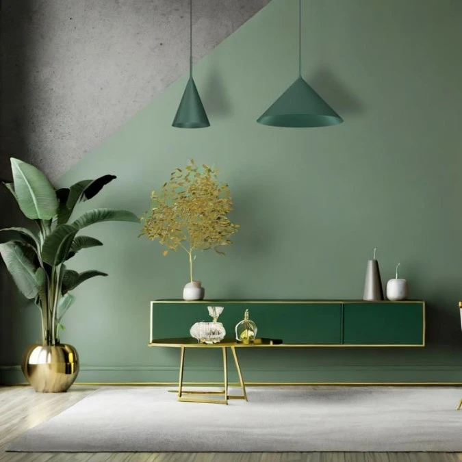 Lampa wisząca CAPITAL GREEN Ø46cm 1xGX53 MLP0955 Milagro - obrazek 3
