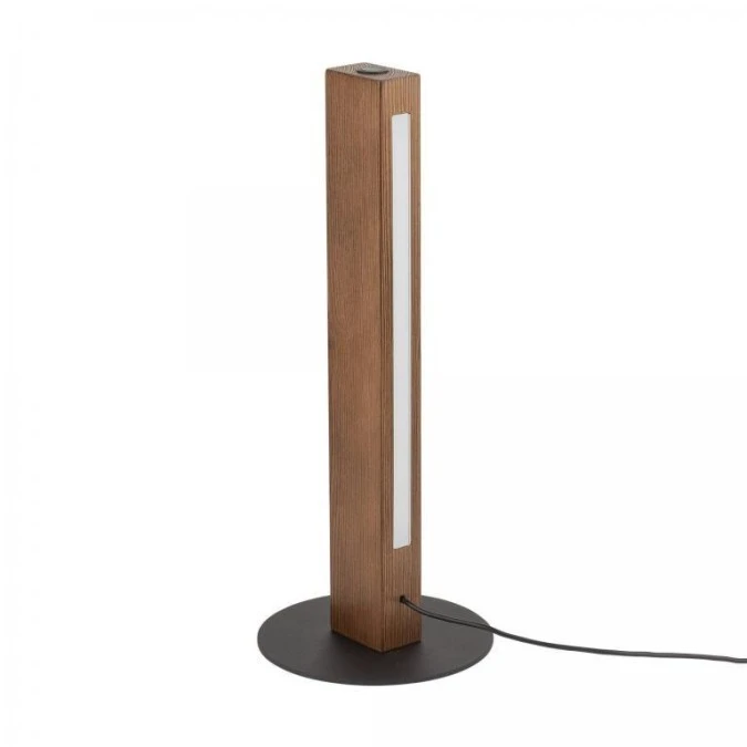 Lampka nocna z drewna 36W LED TEO ORZECH 1411 TK Lighting - obrazek 1