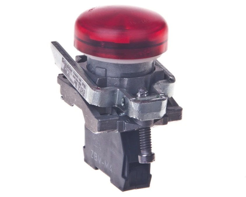 Lampka sygnalizacyjna 22mm czerwona 230V AC XB4BVM4EX - obrazek 1