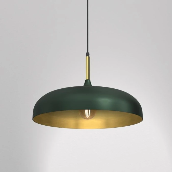 Lampa wisząca LINCOLN GREEN/GOLD 1xE27 MLP7900 Milagro - obrazek 3