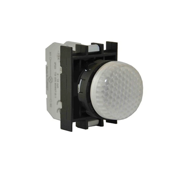 Lampka sygnalizacyjna B z LED, 12‑30V AC/DC, biała T0‑B050XB - obrazek 1