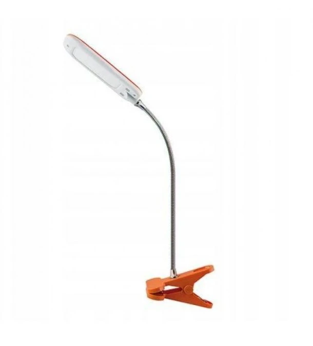 Lampka biurkowa do czytania klips nocna DORI LED 6W pomarańczowa CLIP 02865 STRUHM - obrazek 2