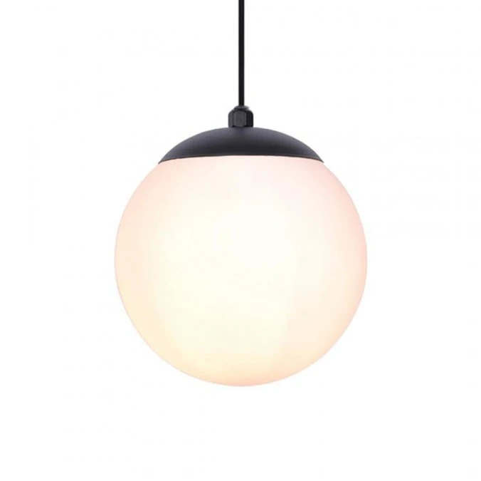 Lampa wisząca pojedyncza SAVOY z białym szklanym kloszem na trzonek E14 K‑4920 Kaja Lighting - obrazek 2