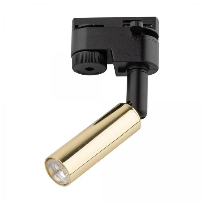 Lampa reflektor na szynę TRACER 1 obwodowy Czarny / złoty 6616 TK Lighting - obrazek 1