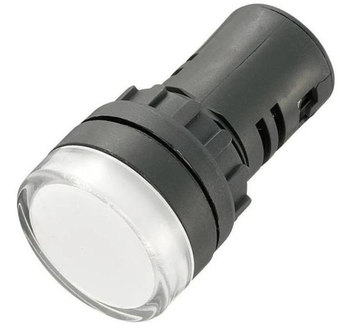 Lampka sygnalizacyjna 22mm biała LED 24V AC/DC AD16‑22D/W - obrazek 1