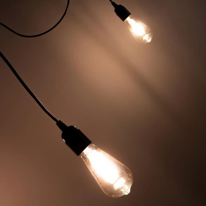 Lampa wisząca pająk ARANEA 6xE27 czarny EDO777189 EDO - obrazek 3
