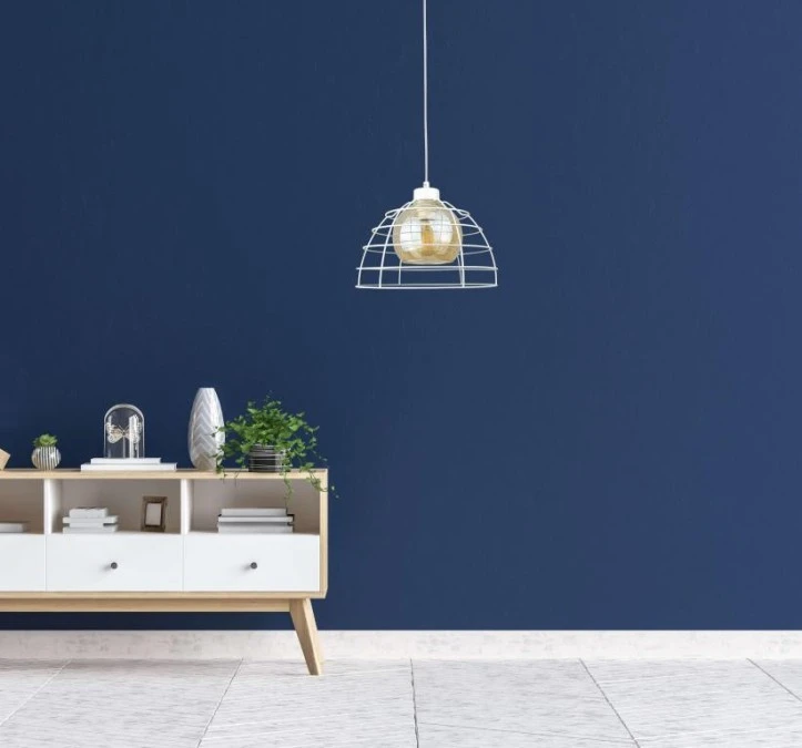 Lampa wisząca loftowa nowoczesna 1xE27 IDAGO NEW WHITE - obrazek 2