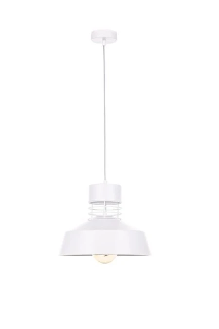 Lampa wisząca nowoczesna loftowa 1xE27 TITANIUM WHITE - obrazek 1