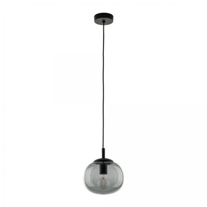 Lampa wisząca ze szklanym, grafitowym kloszem 1xE27 VIBE 5825 TK Lighting - obrazek 1