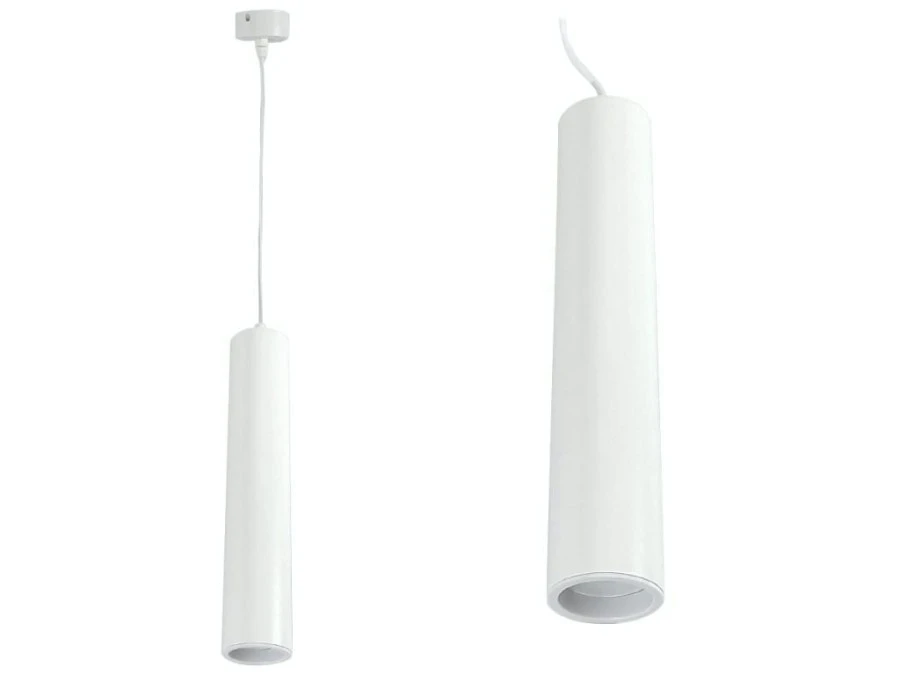 Lampa Wisząca GU10 Biała 30cm - obrazek 1