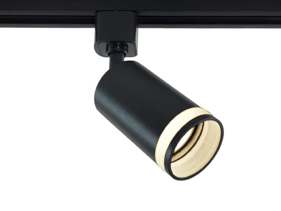 Lampa Szynowa na Żarówkę GU10 Ring Czarna Jednofazowa - obrazek 2