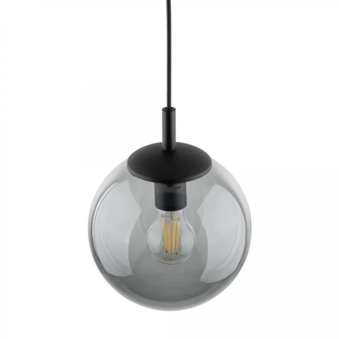 Lampa wisząca 25cm średnicy szklany, grafitowy klosz ESME 5378 TK Lighting - obrazek 3