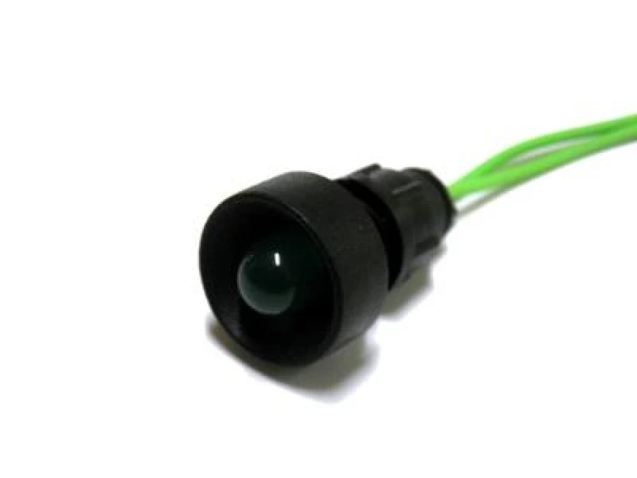 Lampka LED zielona 230V AC/DC (klosz 10mm) - obrazek 1