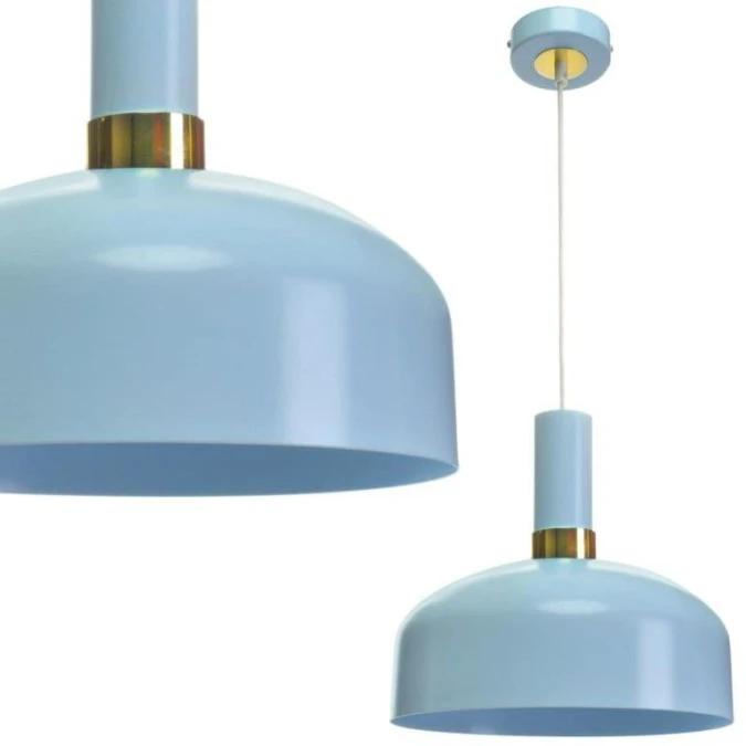 Lampa wisząca MALMO BLUE 1xE27 MLP6201 Milagro - obrazek 1