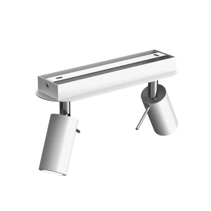 Lampa sufitowa PRESTON WHITE/CHROME 2x mini GU10 MLP7615 Milagro - obrazek 3
