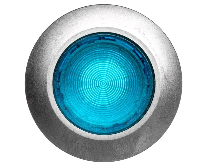 Lampka sygnalizacyjna 30mm niebieska płaska metal IP69k SIRIUS ACT 3SU1061‑0JD50‑0AA0 - obrazek 1