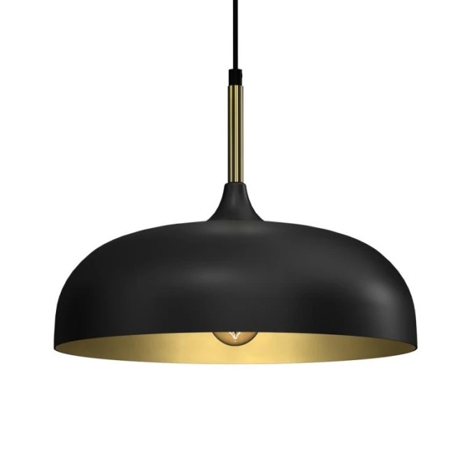 Lampa wisząca LINCOLN BLACK/GOLD 1xE27 35cm MLP8030 Milagro - obrazek 2