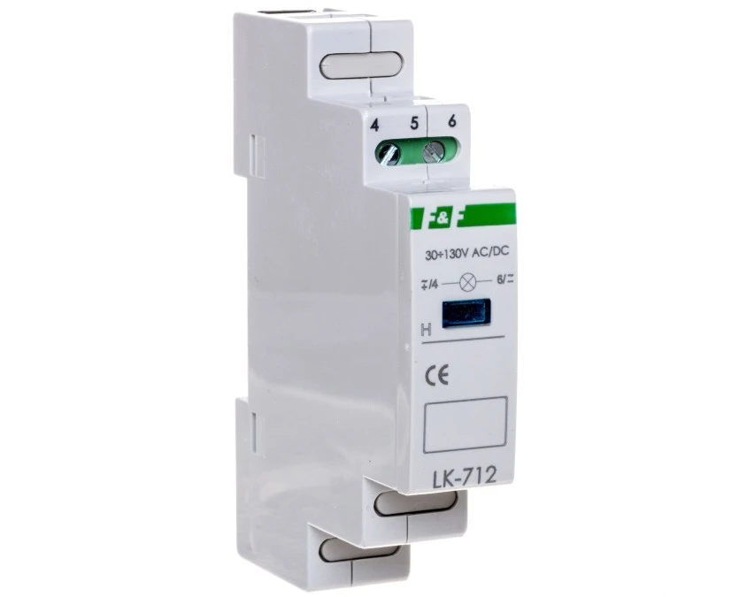 Lampka modułowa 1‑fazowa niebieska LK‑712B‑30‑130V - obrazek 1