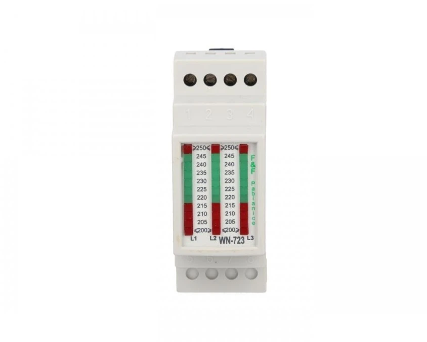 Lampka modułowa 3‑fazowa biały 230‑400V AC WN‑723 - obrazek 1