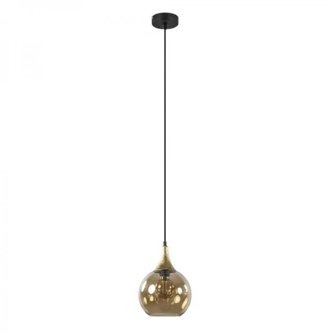 Lampa wisząca nowoczesna 1xE27 CALLISTO BLACK/GOLD - obrazek 2