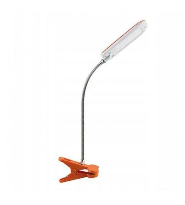 Lampka biurkowa do czytania klips nocna DORI LED 6W pomarańczowa CLIP 02865 STRUHM - obrazek 1