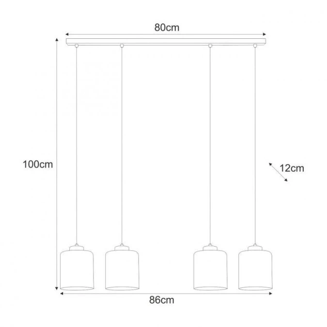 Lampa wisząca K‑5576 z serii MIRI Kaja Lighting - obrazek 2