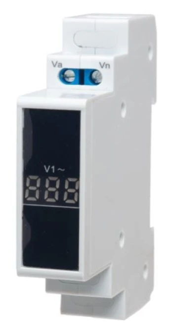 Modułowy miernik napięcia 1F (80‑500VAC) SPMV1 - obrazek 1