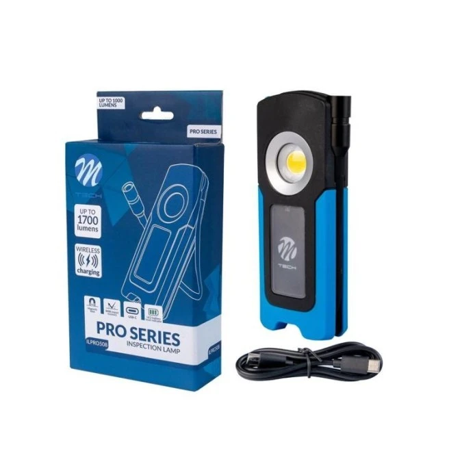 Lampa warsztatowa elastyczna regulowana z ładowaniem indukcyjnym 1700lm ILPRO508 M‑tech - obrazek 2