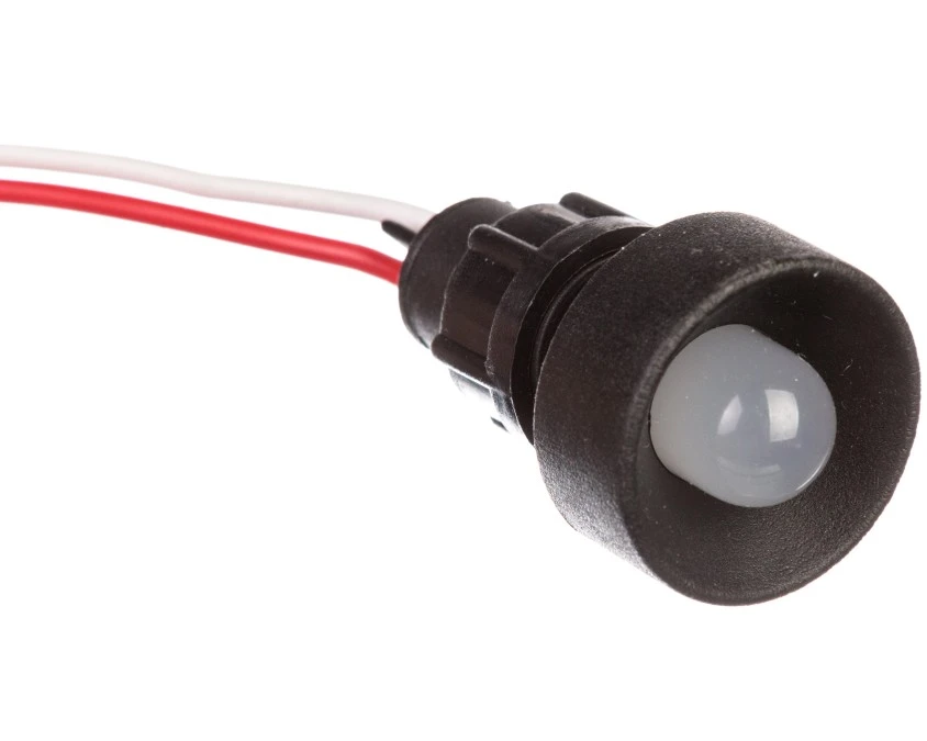 Lampka sygnalizacyjna LED 10mm biała Klp10W/24V 84410006 - obrazek 1
