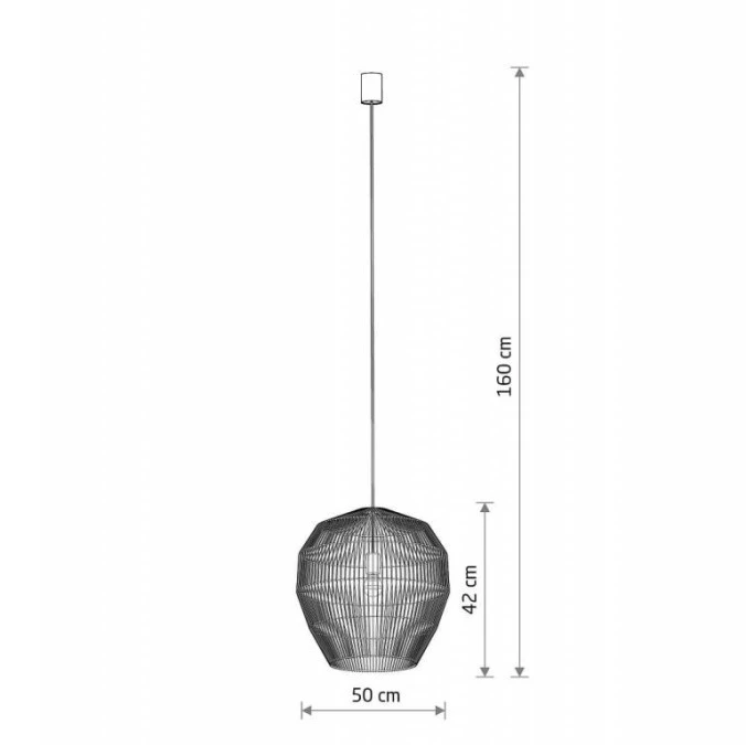Lampa wisząca HAITI M Naturalne drewno 11164 Nowodvorski - obrazek 2
