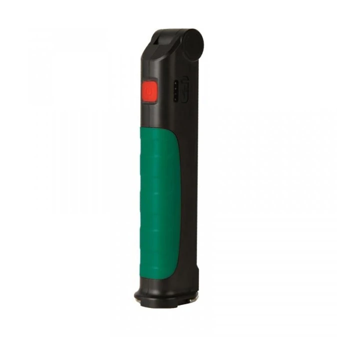 Latarka akumulatorowa robocza Żuraw LED 500lm, 6500K, 2000MAh, czarno‑zielona / 47111 - obrazek 1