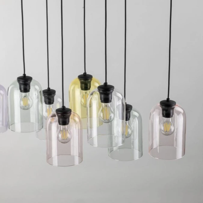 Lampa wisząca ze szklanymi, otwartymi kloszami MOLLY 8 10303 TK Lighting - obrazek 2