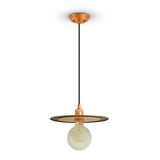 Lampa Wisząca VT‑7777 Metal Różowe Złoto 3751 - obrazek 1