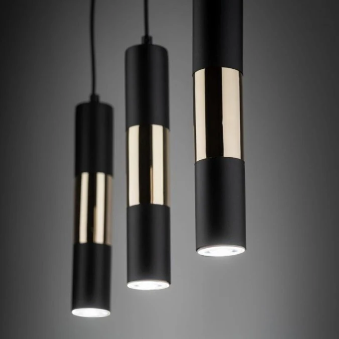 Lampa wisząca VIVIEN BLACK/GOLD 3 PŁ 4757 TK Lighting - obrazek 3