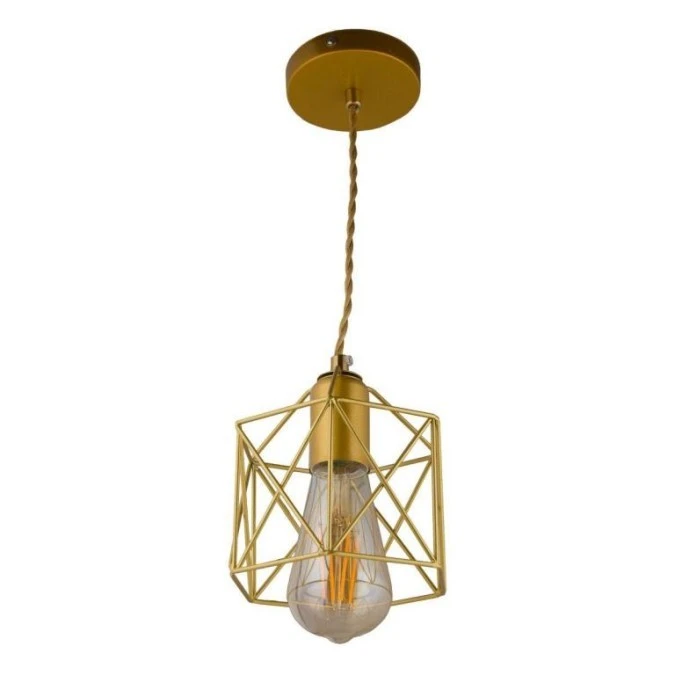Lampa Wisząca Abigali Gold Cage - obrazek 1
