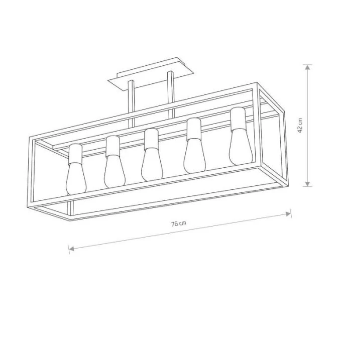 LAMPA WISZĄCA CRATE 9047 Nowodvorski - obrazek 2