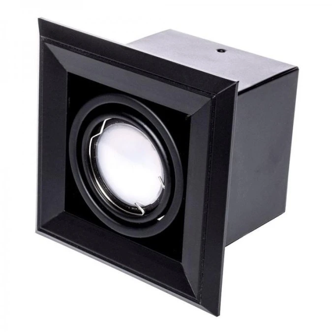 LAMPA PODTYNKOWA BLOCCO CZARNA 1x7W GU10 LED ML472 Milagro - obrazek 2