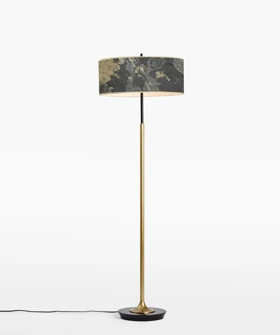 Lampa podłogowa 6629 Marble Stone 601B 38 x 153 cm, ABIGALI‑MFLR‑6629‑601B - obrazek 3