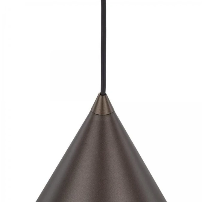 Lampa wisząca brązowa metalowa klosz o średnicy 25cm CONO 10037 TK Lighting - obrazek 3