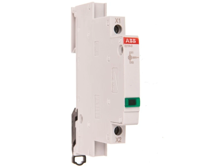 Lampka modułowa 1‑fazowa zielona 115‑250V AC E219‑D 2CCA703402R0001 - obrazek 1