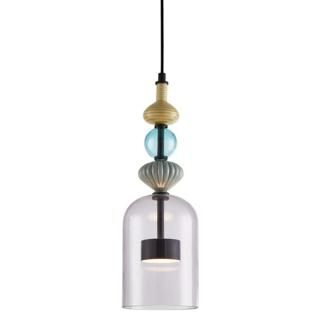 Lampa wisząca ARTE 12W LED śr. 13cm czarna ML0360 Milagro - obrazek 2