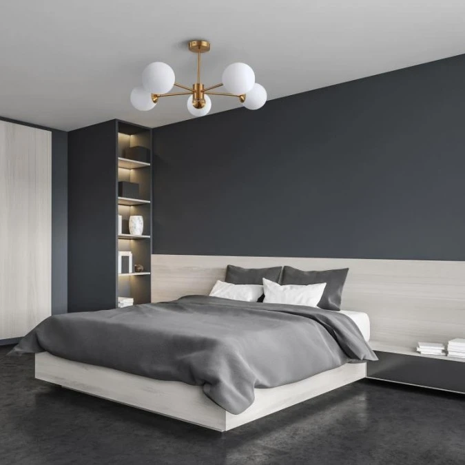 Lampa wisząca Roma 5 złota LP‑1345/5P GD Light Prestige - obrazek 3