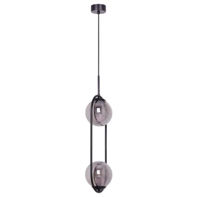 Lampa wisząca z grafitowymi szklanymi kloszami DAVOS na E27 K‑5111 Kaja Lighting - obrazek 2